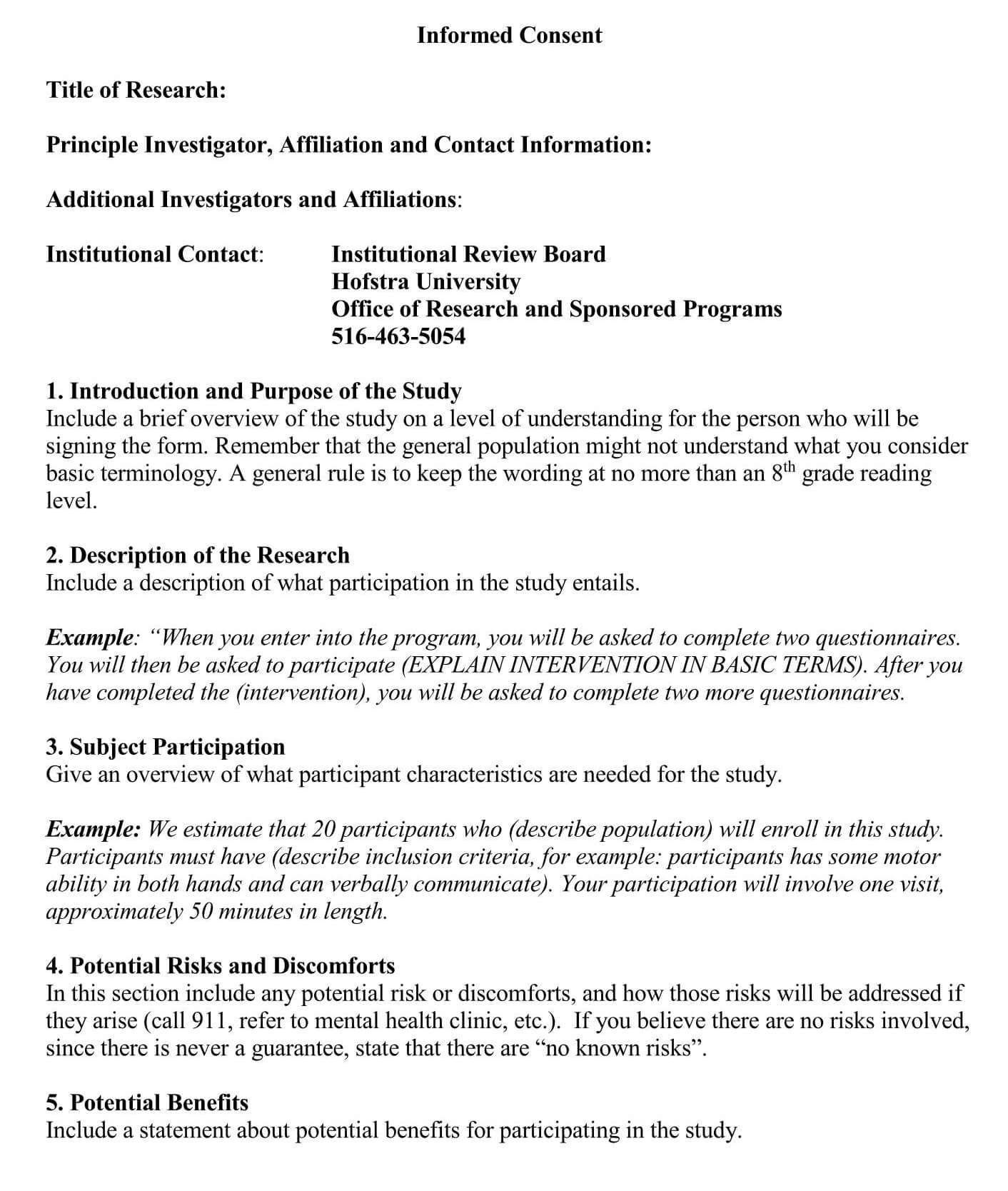 consent letter for research proposal
