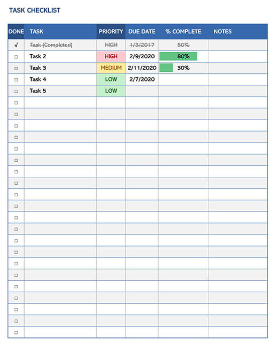 work assignment spreadsheet template