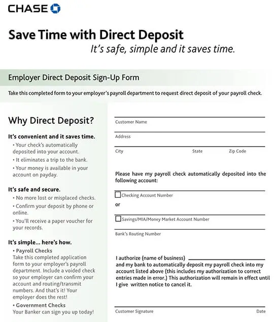 free direct deposit authorization forms everything to know