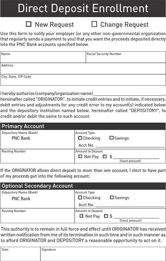 Free Direct Deposit Authorization Forms Everything To Know