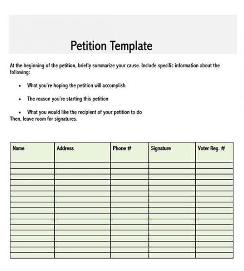 20-free-petition-templates-forms-editable