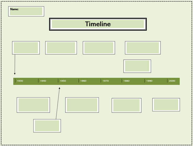 Timeline Word Template 02 - Templates for Microsoft® Word