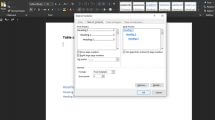 make table of contents clickable in word