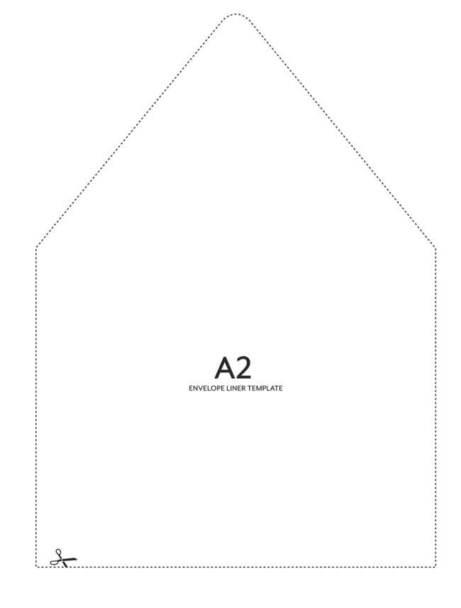 Great Printable A2 Envelope Liner Template for Pdf File