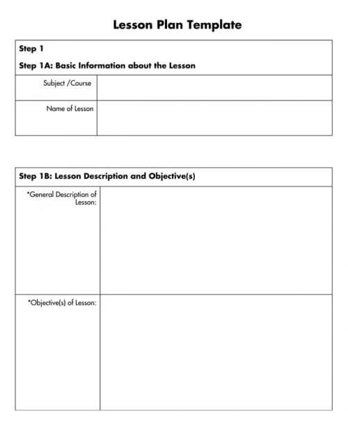 30+ FREE Lesson Plan Templates - Editable - Word | PDF