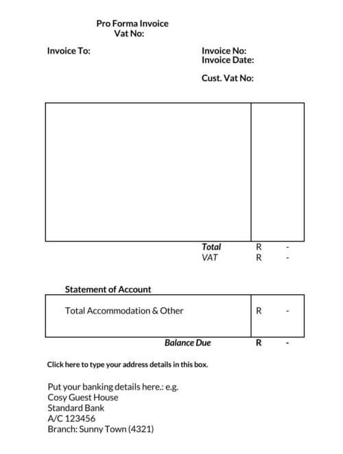 40 Free Blank Invoice Templates (Excel | Word) - Edit & Print