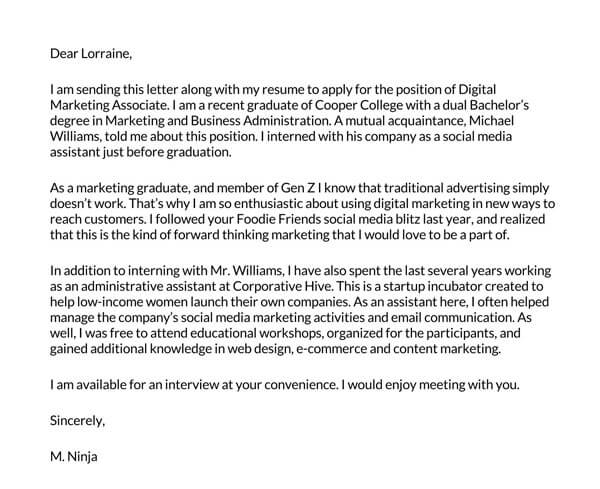 publishing cover letter no experience