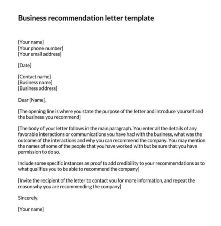 How to Write a Letter of Recommendation (24 Free Templates)