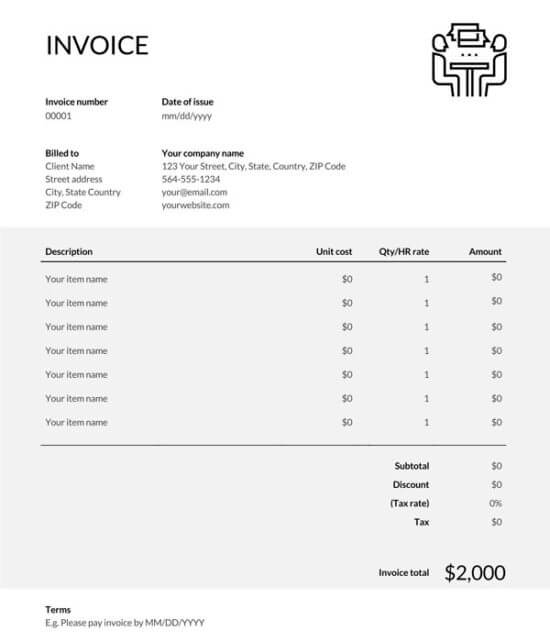 45 Free Consultant Invoice Templates (Word - Excel)