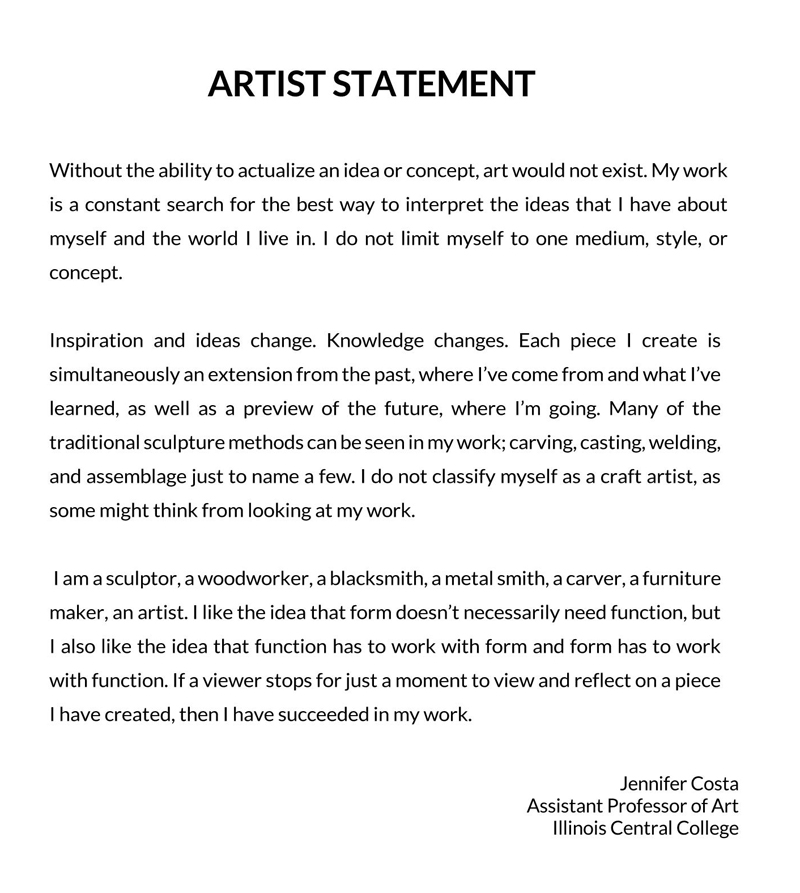 artist statement essay