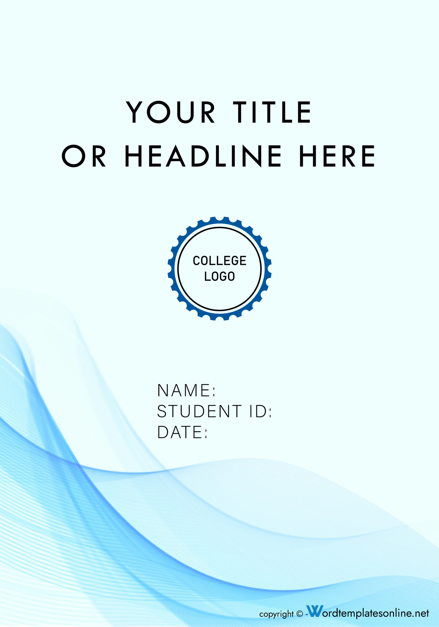 48 Amazing Cover Page Examples & Templates | Word, AI, PDF