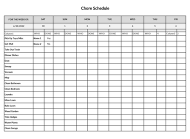 32 Free Weekly Planner Templates (Schedule) - Word, Excel