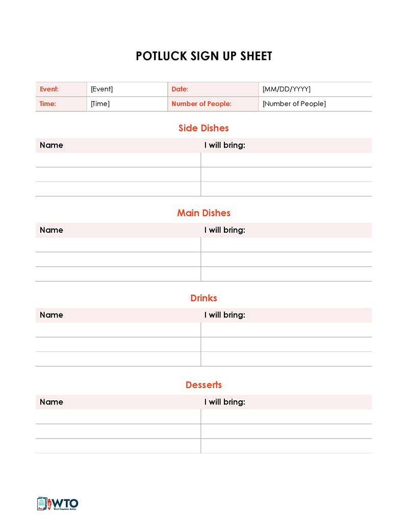 16+ Free Sign-in & Sign-up Sheet Templates (Excel | Word)