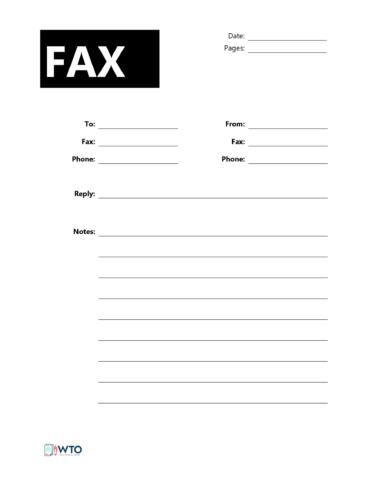 27 Free Fax Cover Sheet Templates (Word)