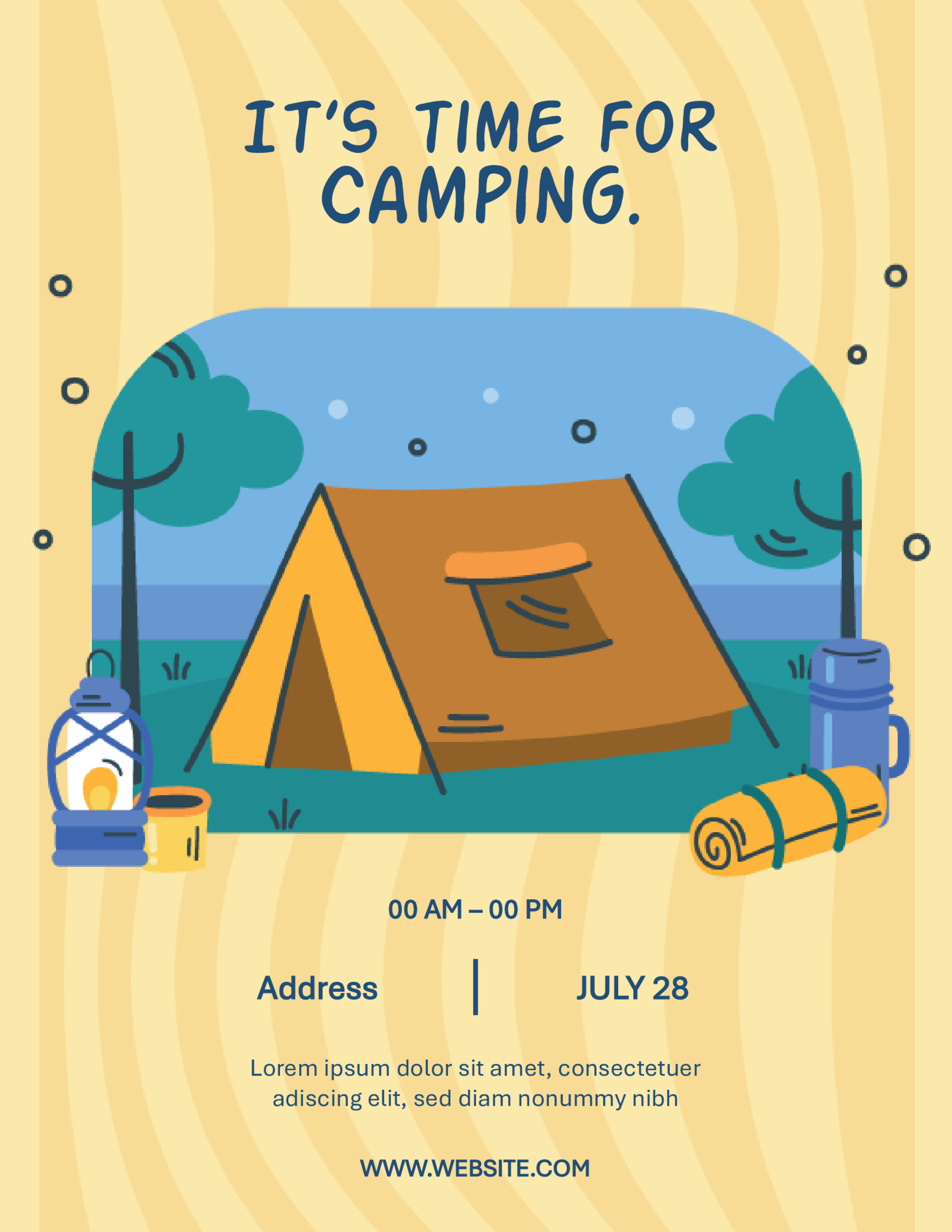 Free Summer Camp Flyer Design Ideas
