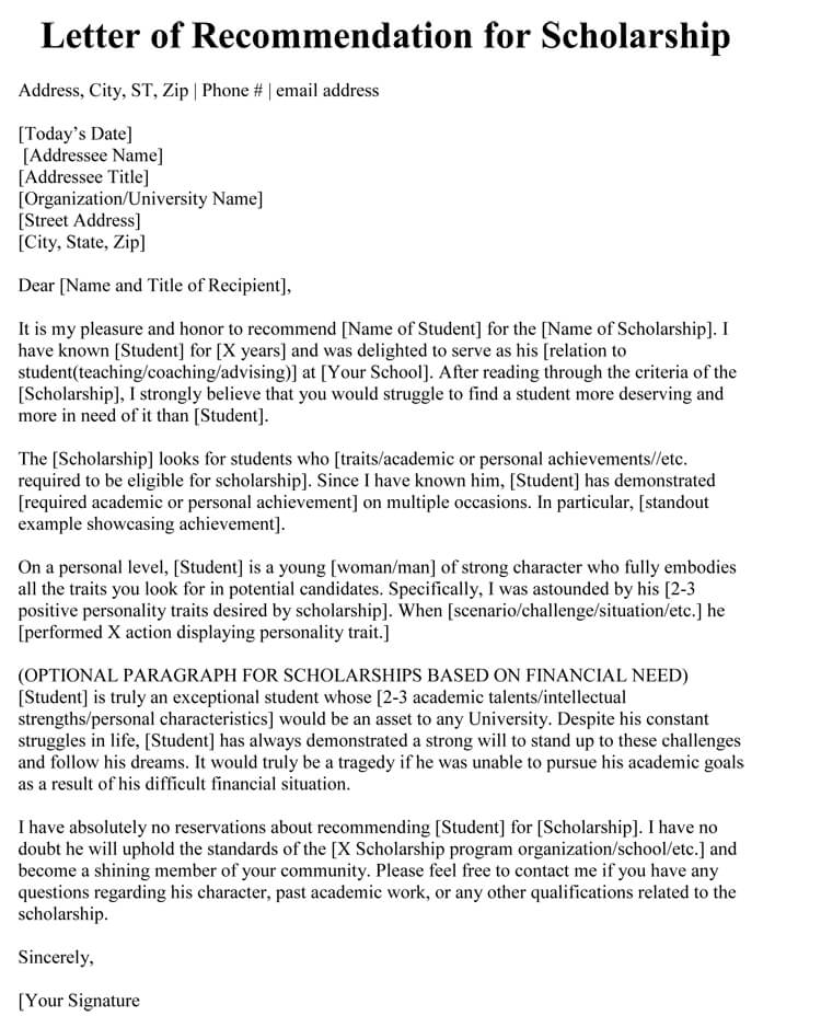 Recommendation Letter For Phd Student From Professor For ...
