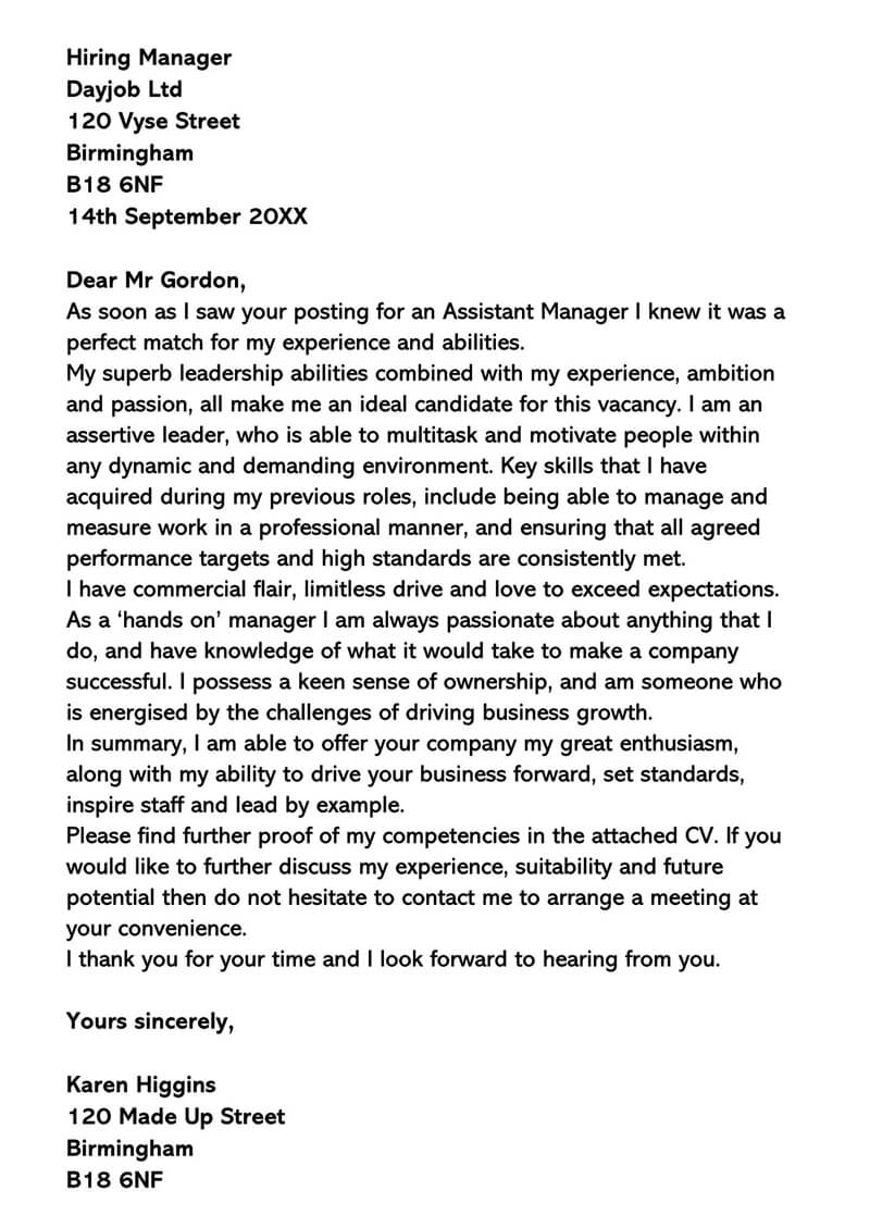 cover letter for ict assistant