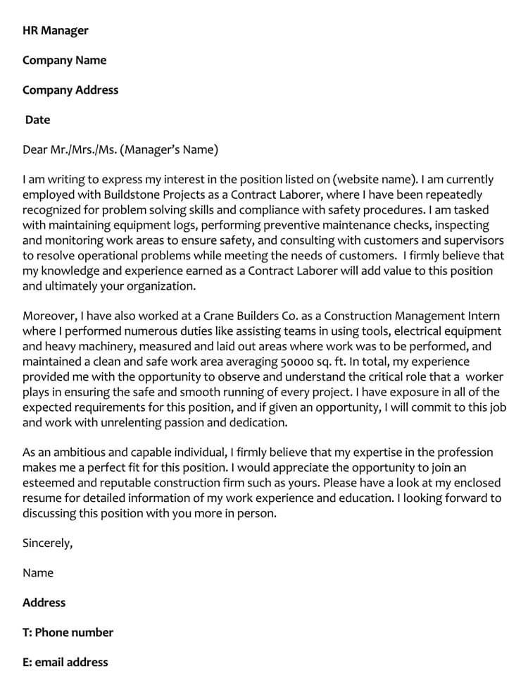 cover letter for job in bangladesh