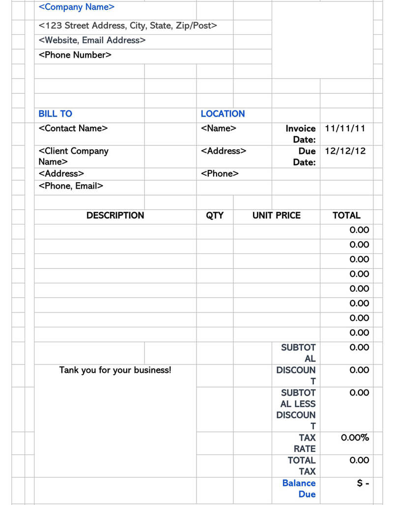 18 FREE Contractor Receipt Templates Word PDF 