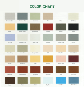 Printable General Color Charts (Word | PDF)