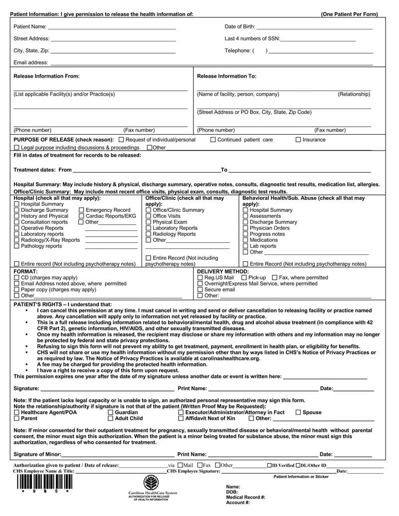 hipaa compliance forms for patients in california