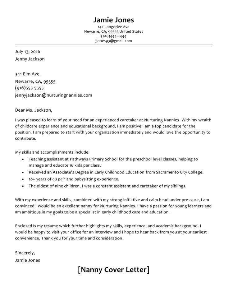 cover letter no experience teachers