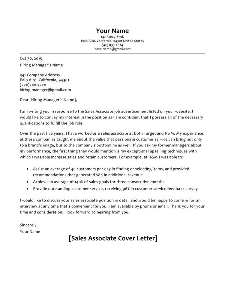 Free-printable-cover-letter-template-for-sales-associate