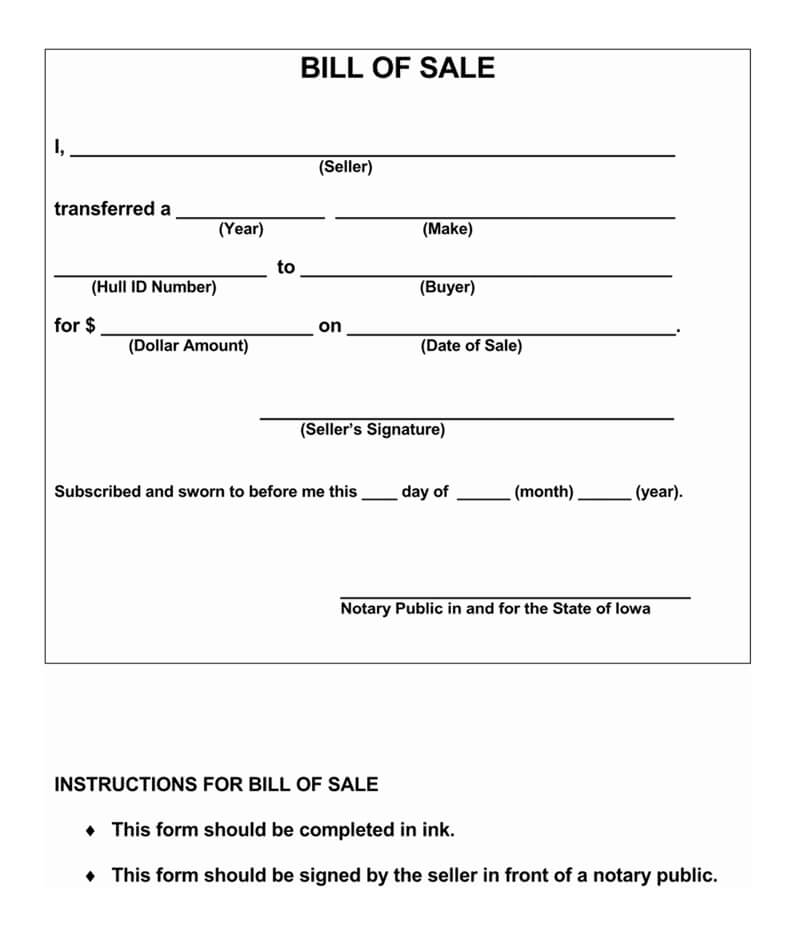 Free All Terrain Vehicle (ATV) Bill of Sale Forms Word PDF