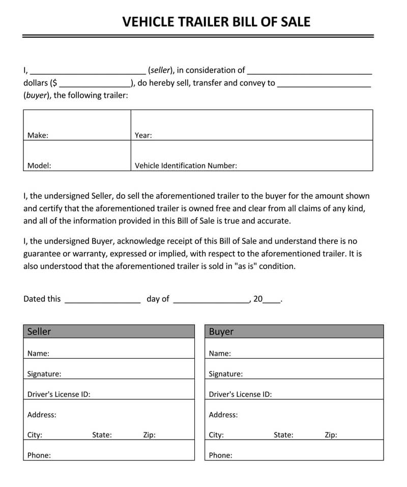 free-bill-of-sale-template-for-trailer-printable-templates