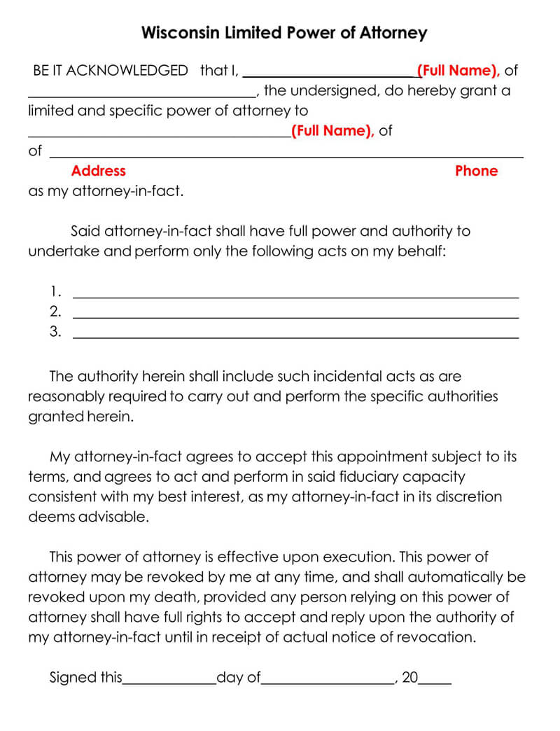 does a power of attorney need to be notarized in nebraska
