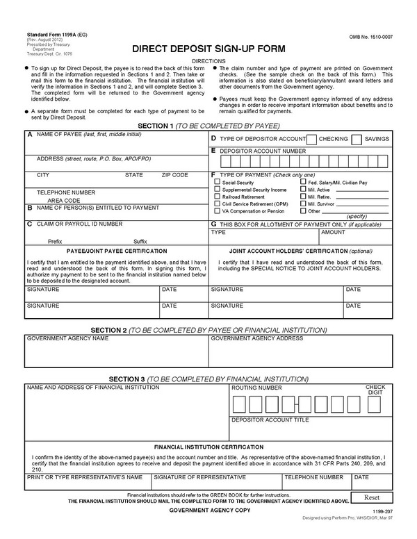 Social Security Admin DDA Form